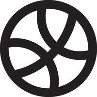 Ball icon symbol image vector
