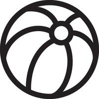 Ball icon symbol image vector
