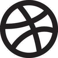 Ball icon symbol image vector