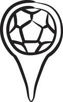 Ball icon symbol image vector