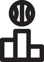 Ball icon symbol image vector