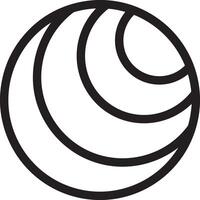Ball icon symbol image vector