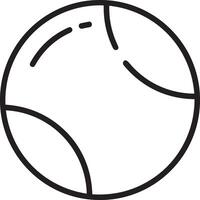 pelota icono símbolo imagen vector