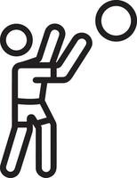 Ball icon symbol image vector