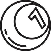 Ball icon symbol image vector