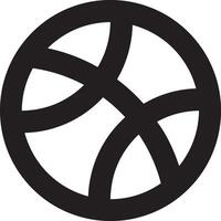 Ball icon symbol image vector