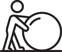 Ball icon symbol image vector