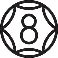 Ball icon symbol image vector