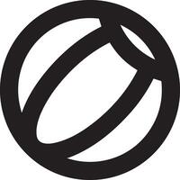 Ball icon symbol image vector