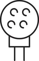 Ball icon symbol image vector