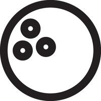 Ball icon symbol image vector