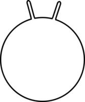Ball icon symbol image vector