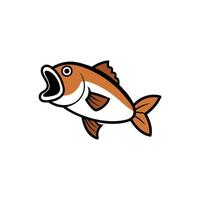Flounder Fish reading icon vector