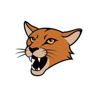 Fossa lynx screams icon vector
