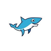 Galapagos Shark fish learns icon vector