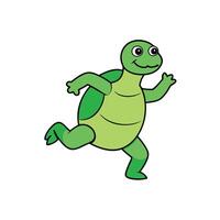 Galapagos Tortoise turtle dancing icon vector