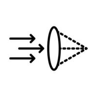 convex icon linear logo mark in black and white vector