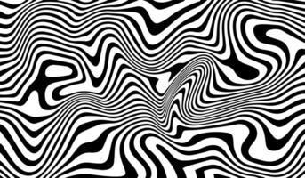 Abstract horizontal background with waves lines. pattern liquify background in style retro 60s, 70s vector