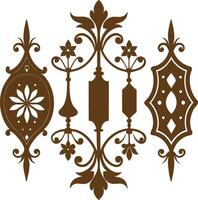 Dividers thin line elements set. Border underline for text page, book, invitation, wedding card, certificate vector