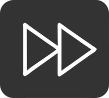 backward black fill icon vector