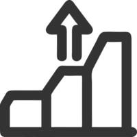 chevron up black fill icon vector