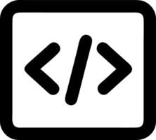 code black fill icon vector