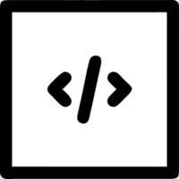 code black fill icon vector