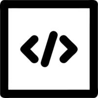 code black fill icon vector