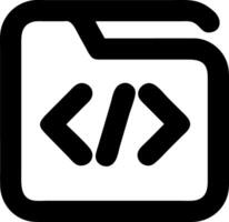 code black fill icon vector
