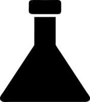 flask black fill icon vector