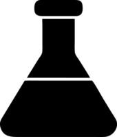 flask black fill icon vector