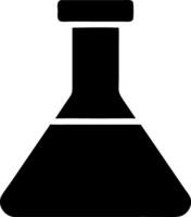flask black fill icon vector