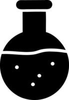 flask black fill icon vector