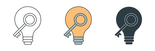 Intellectual Property Icon symbol illustration isolated on white background vector