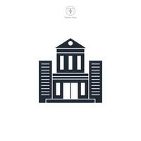 Building Icon symbol illustration isolated on white background vector