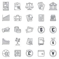 accounting icons set, Included icons as Audit, pie chart, Dollar Sign, Investment and more symbols collection, logo isolated illustration vector
