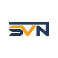 Initial SVN Modern Simple Business Creative Design Logo vector