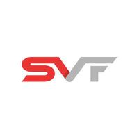 Initial SVF Geometric Business Simple Modern Creative Design Logo vector