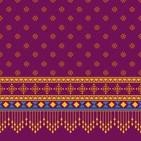 Sari Indian pattern. Sari Indian oriental pattern. Indian pattern style can be used in fabric design for clothing, textile, background, wallpaper, embroidery vector