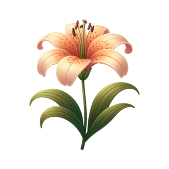 lily⭐︎ Colorful Cartoon Lily Flower 47824595 PNG