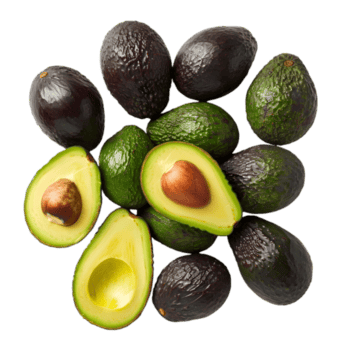 aguacates aislado en un transparente antecedentes png