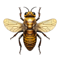Macro insect isolated against transparent background png