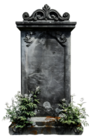 An image showing a blank tombstone isolated offered in high resolution png