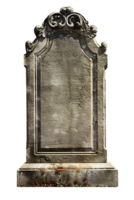 An image showing a blank tombstone isolated offered in high resolution png