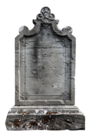 An image showing a blank tombstone isolated offered in high resolution png