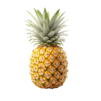 Pineapple against transparent background png