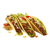 Tacos against transparent background png