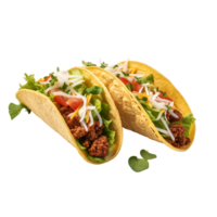 Tacos against transparent background png