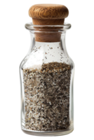 Salt and pepper bottle isolated on transparent png
