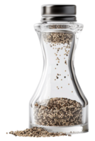 Salt and pepper bottle isolated on transparent png